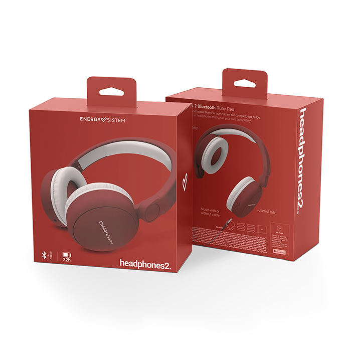 Auriculares Sport 1 Bluetooth Energy Sistem rojo